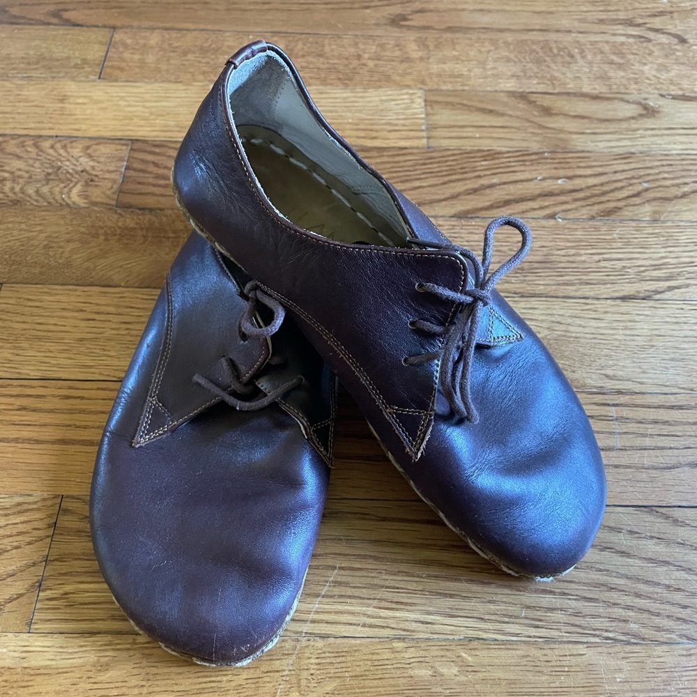 Atlantis Leather Loafers Grounding Barefoot Shoes